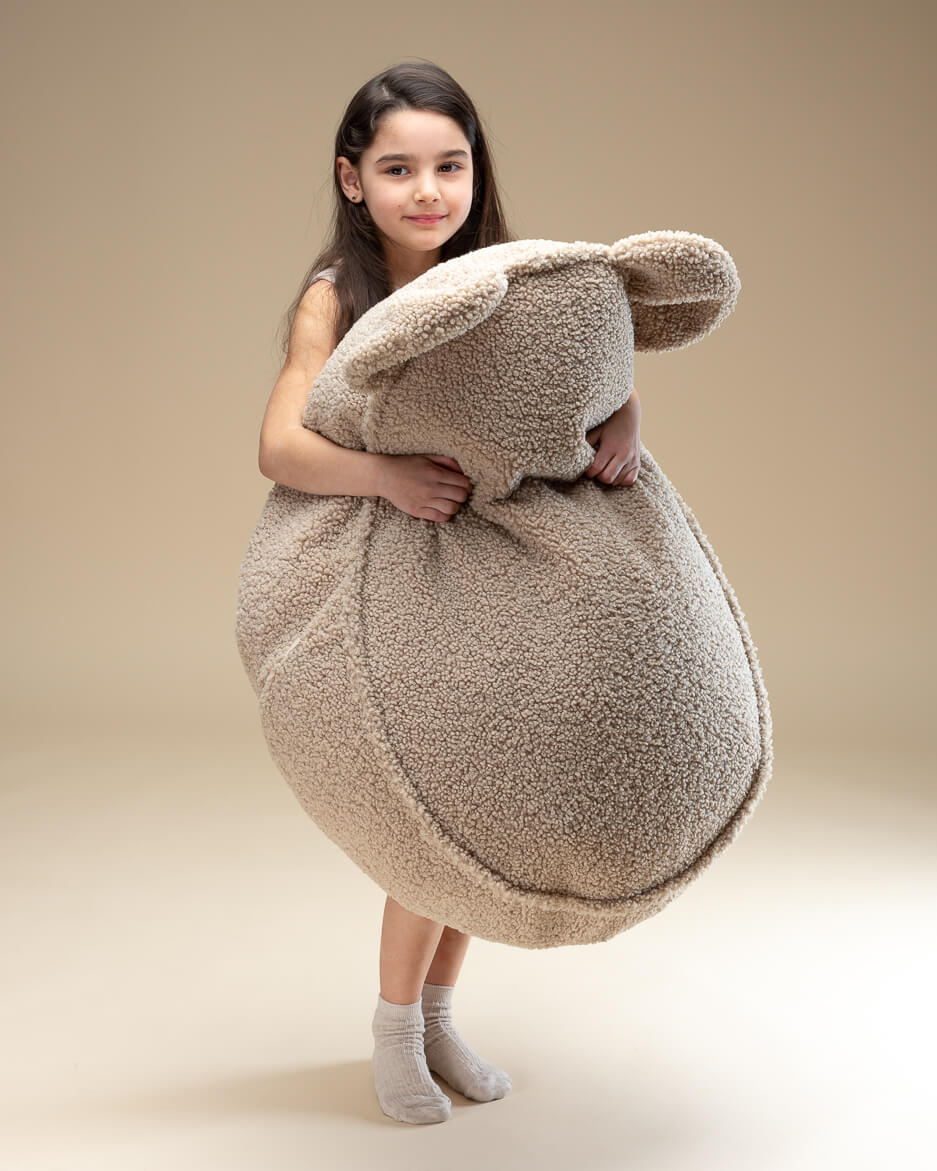 Beanbag Bear chair - Teddy - Biscuit - Casa de Fieras