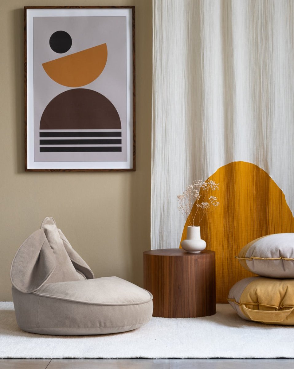 Beanbag Bunny chair - Terciopelo - Dusty Beige - Casa de Fieras