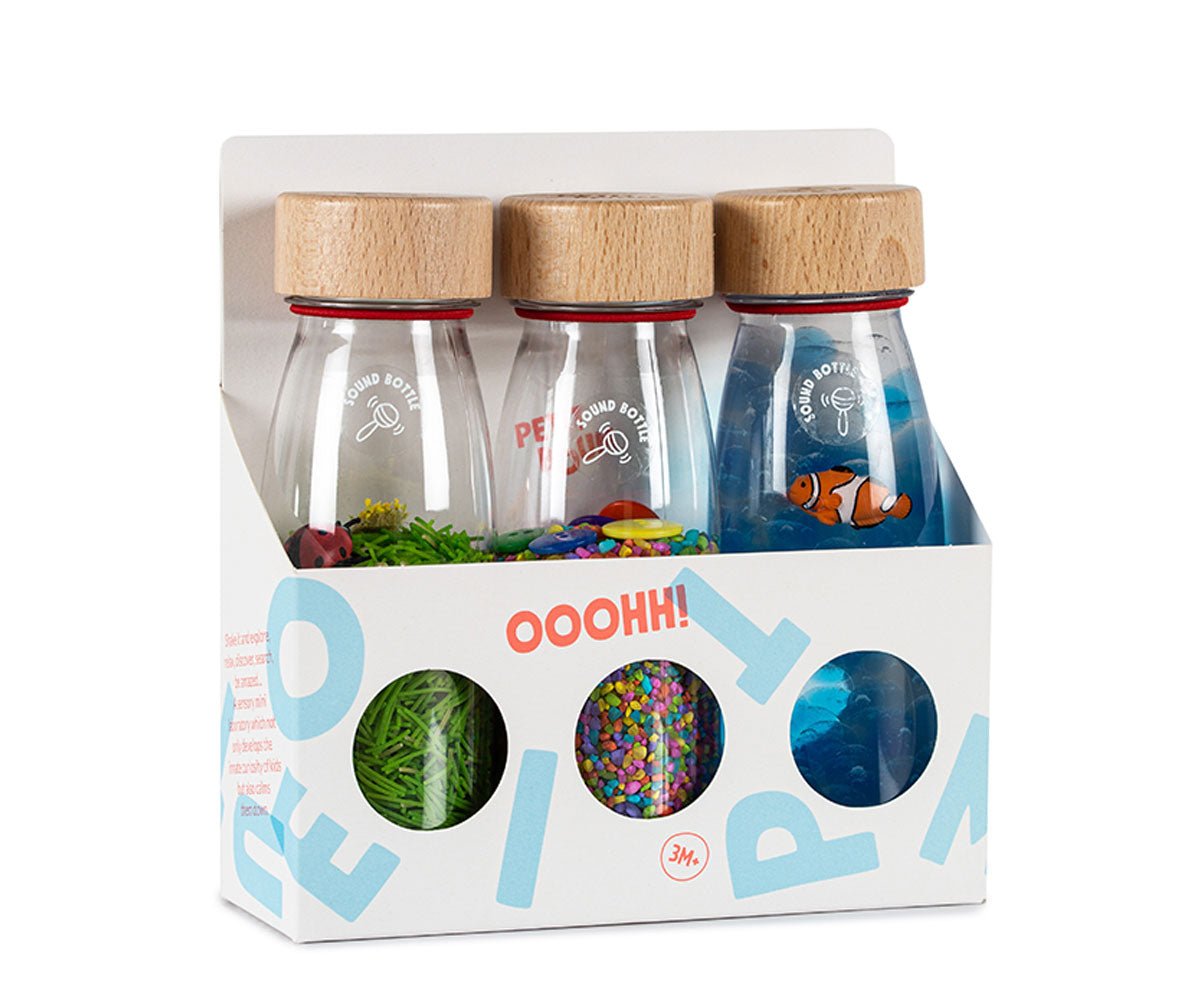 Botella sensorial - PACK de 3 - Eco - Casa de Fieras