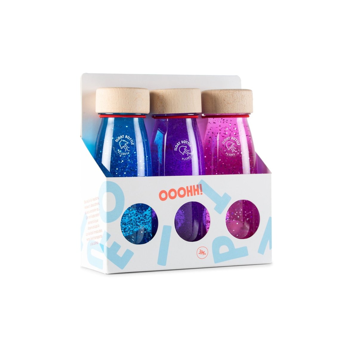 Botella sensorial - PACK de 3 - Magia - Casa de Fieras