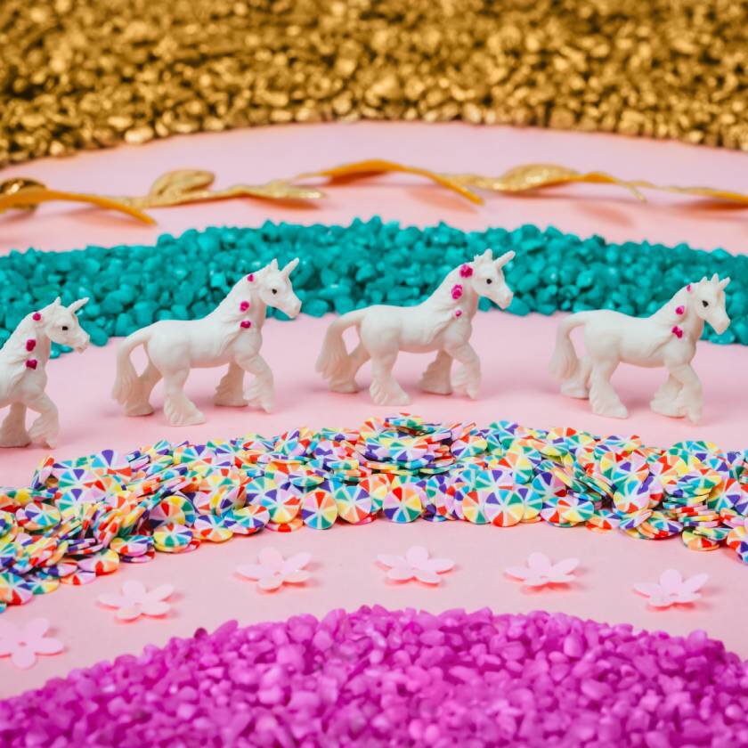 Botella sensorial - SOUND - Unicornio - Casa de Fieras