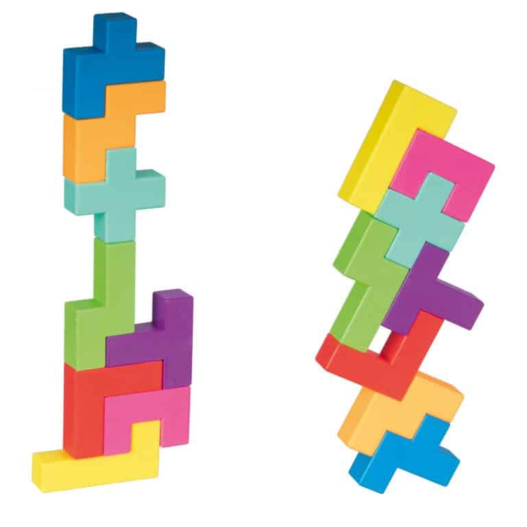 Buildzi - Retos de construcción tipo Tetris - Casa de Fieras