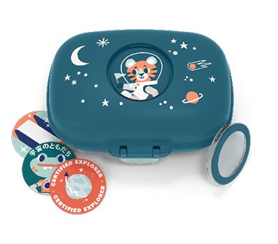Caja Merienda - Bento Box Mini - Estampada - Casa de Fieras