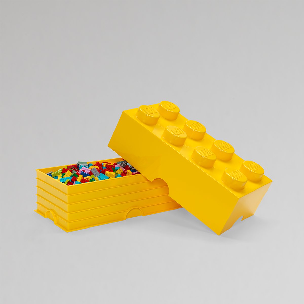 Caja de almacenamiento LEGO Rojo 8 Ladrillos