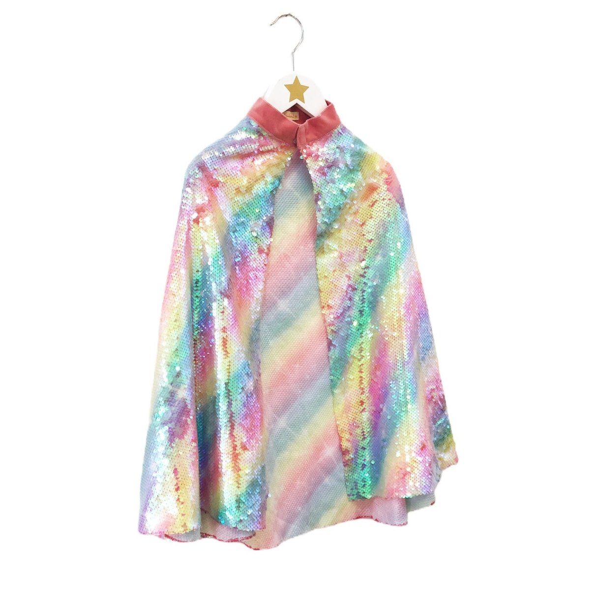 Capa (corta) de lentejuelas - Arcoíris - Casa de Fieras