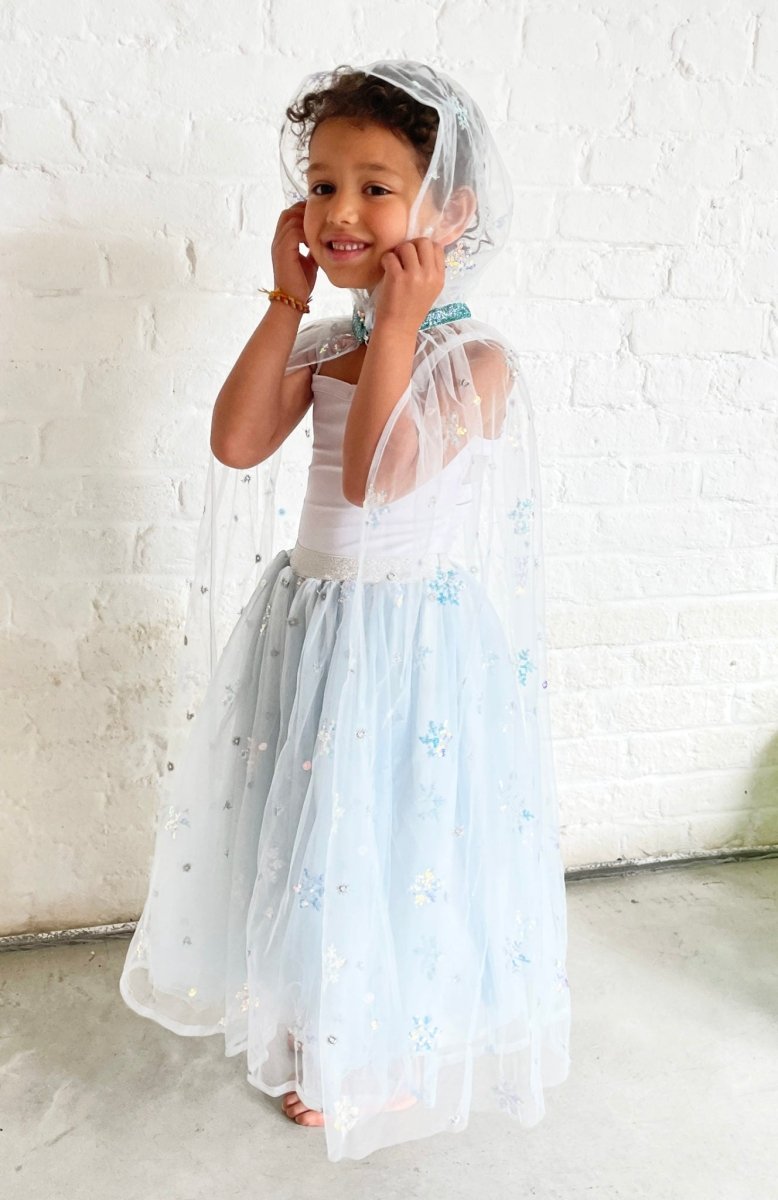 Capa (larga) de tul iridescente - Princesa de Hielo - Casa de Fieras