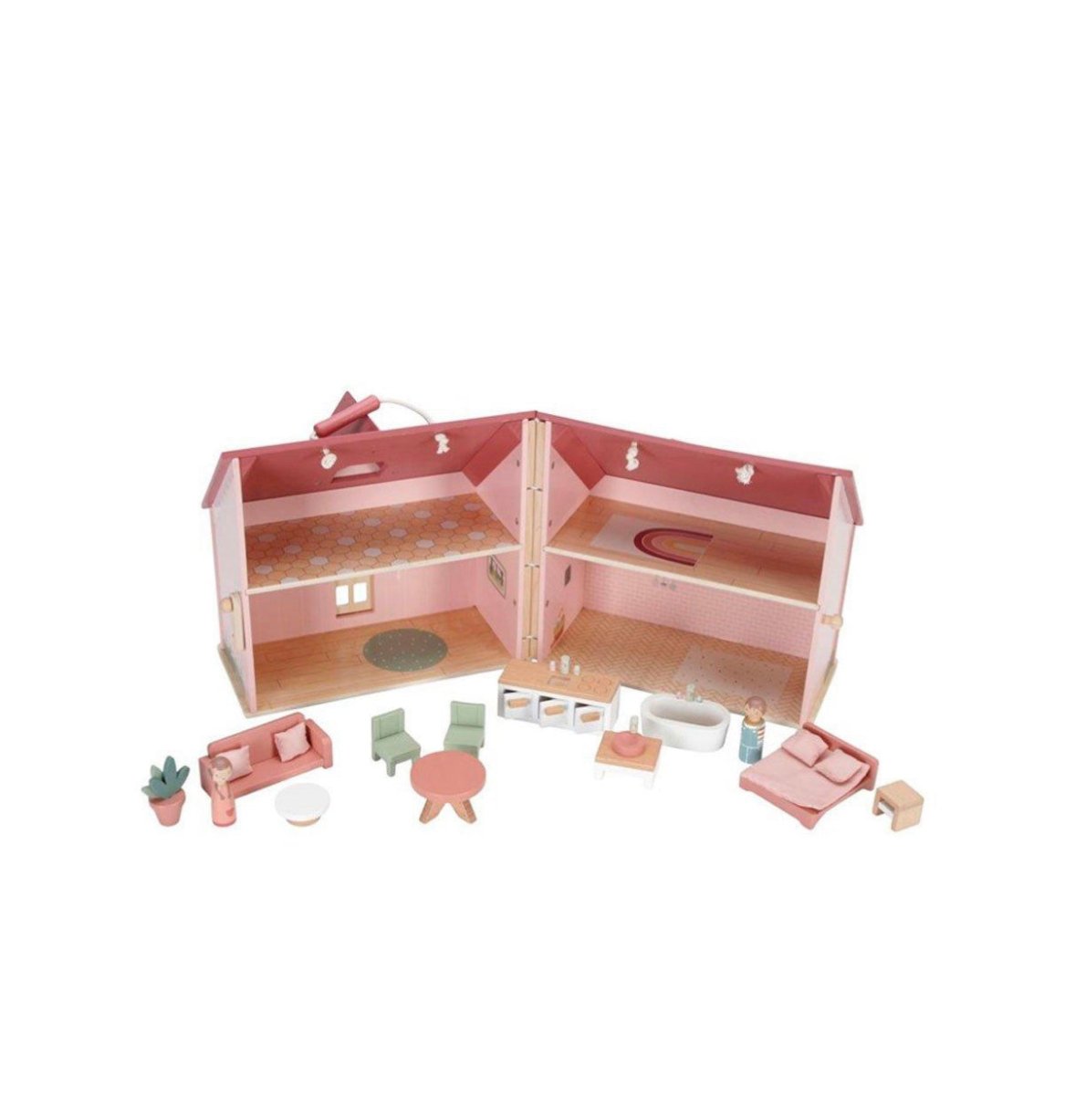 Casita muñecas portátil - Casa de Fieras