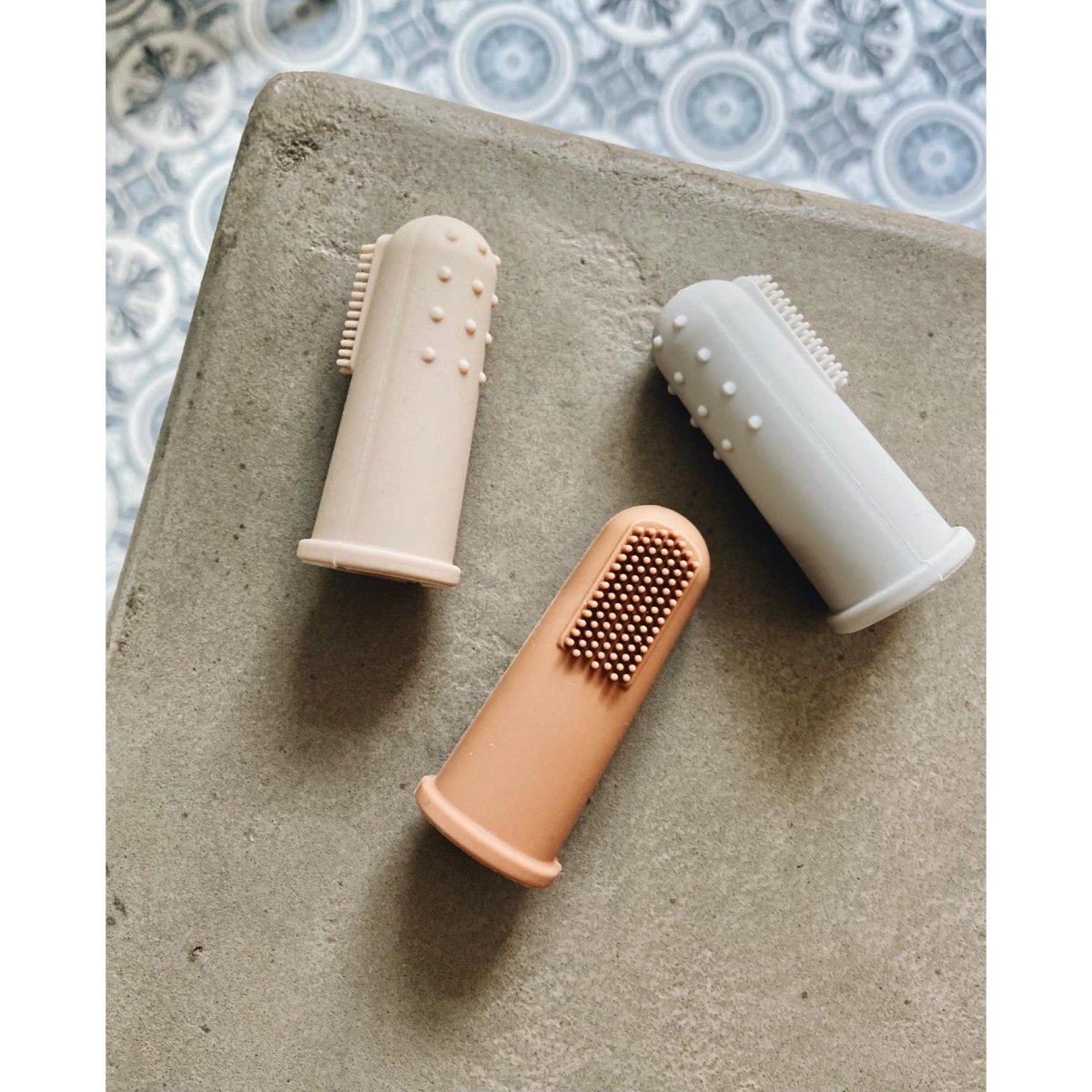 Cepillo de dientes silicona -oliva 1 unidad - Casa de Fieras