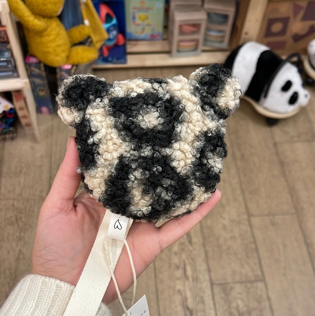 Chupetero/Abrazo peluche - Blanco y negro - Casa de Fieras