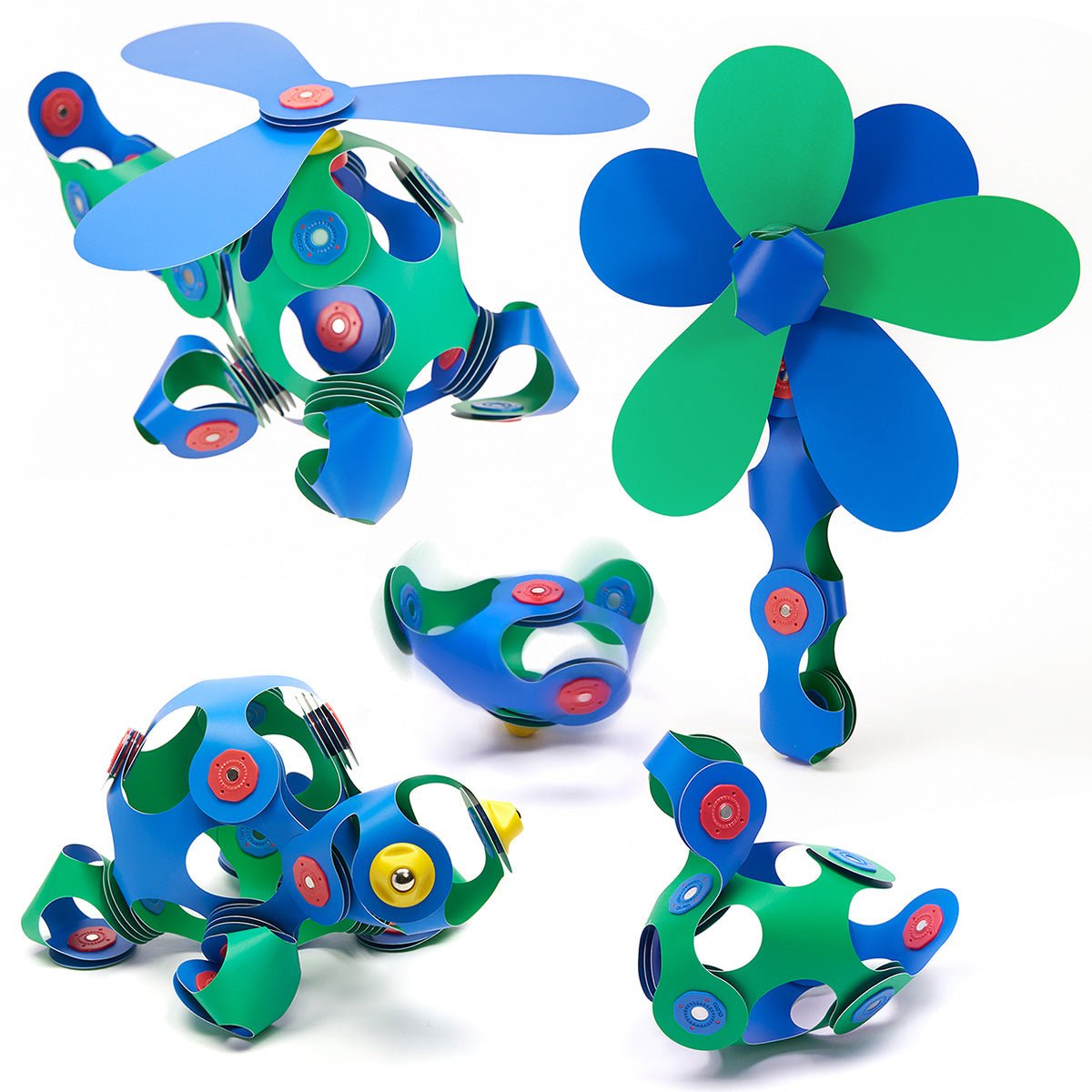 Clixo - Crew Pack (30 piezas) - Verde + Azul - Casa de Fieras