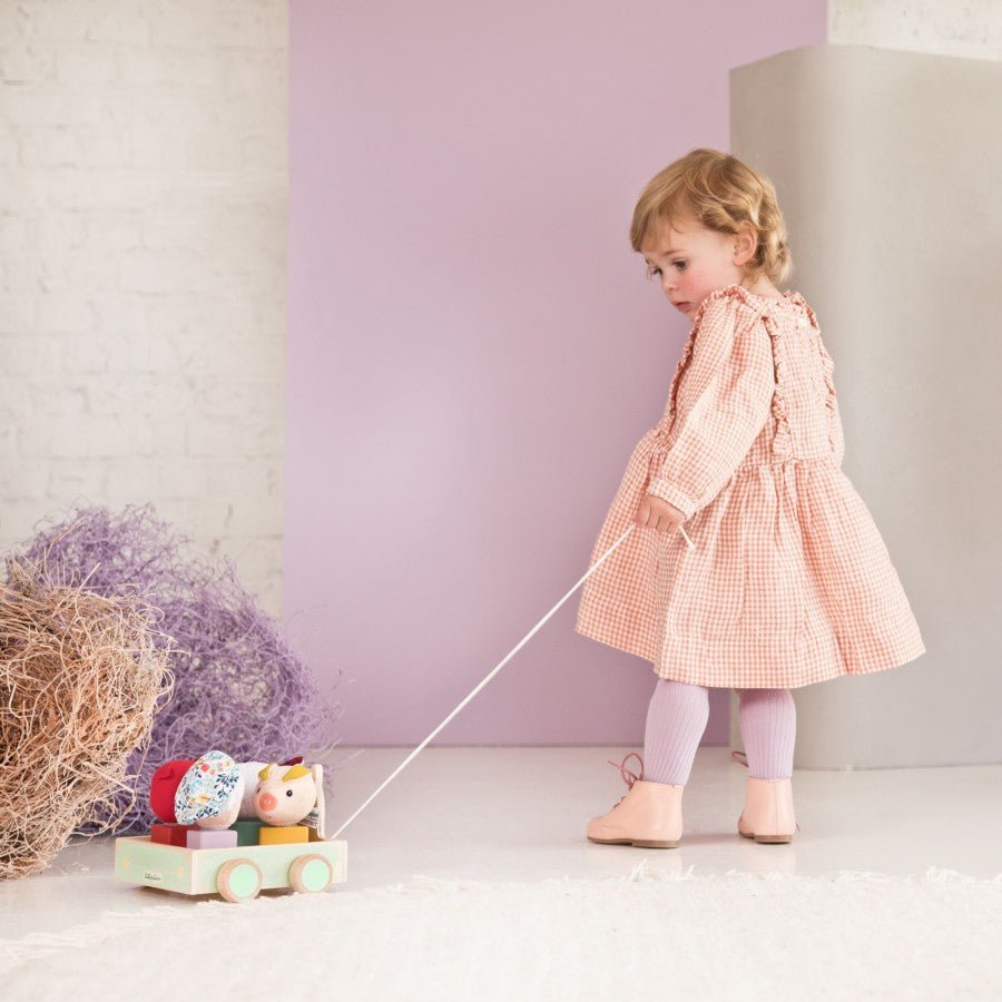 Coche arrastre y Clasificador de formas - Louis - Casa de Fieras