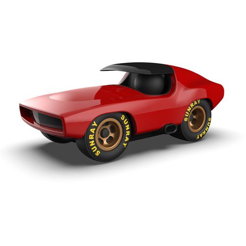 Coche Clásico - Leadbelly - Rojo - Casa de Fieras