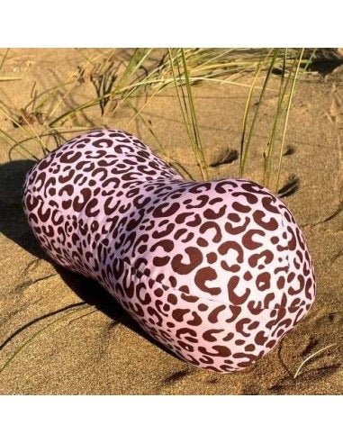 Cojín cacahuete beach - Leopardo Rosa - Casa de Fieras
