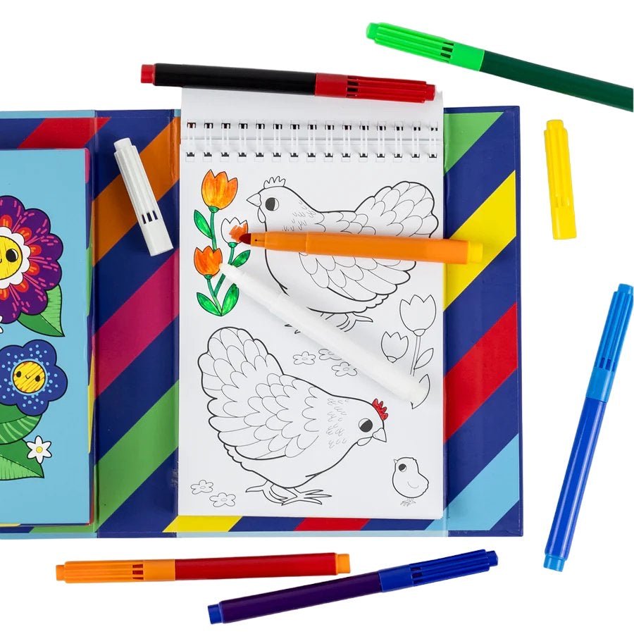 Colorea Amigos - Jardín - Casa de Fieras