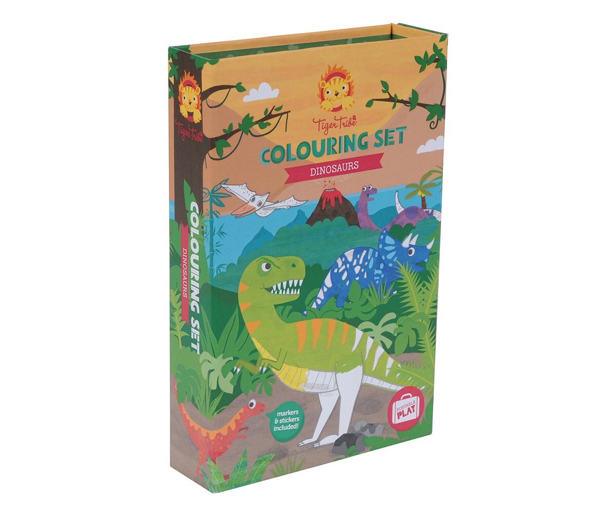 Colorea - Dinosaurios - Casa de Fieras