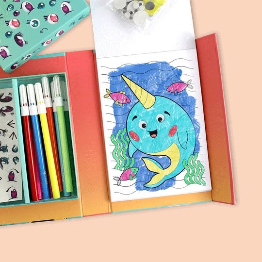 Colorea - Ojos locos - Monadas - Casa de Fieras