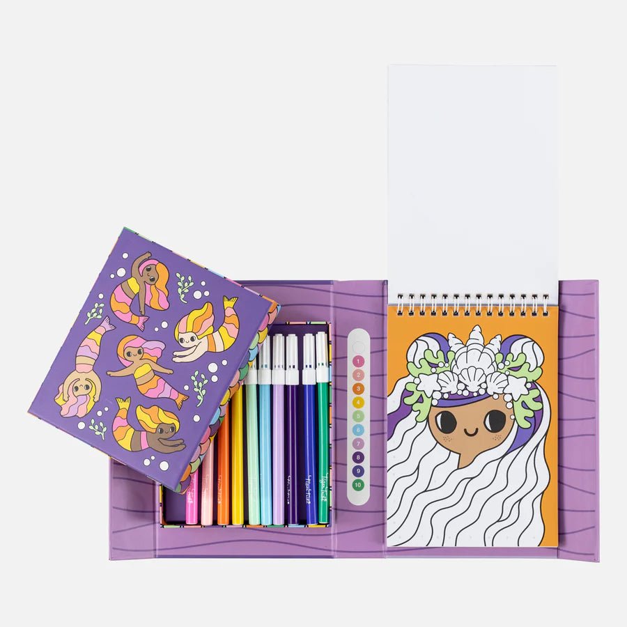 Colorea por números - Sirenas y amigos - Casa de Fieras