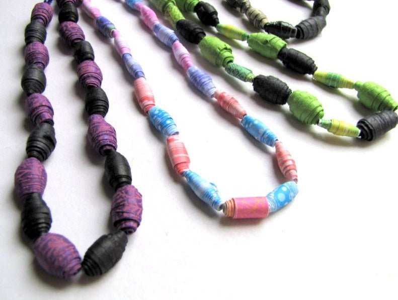 Crea - Cuentas de papel reciclado - Casa de Fieras