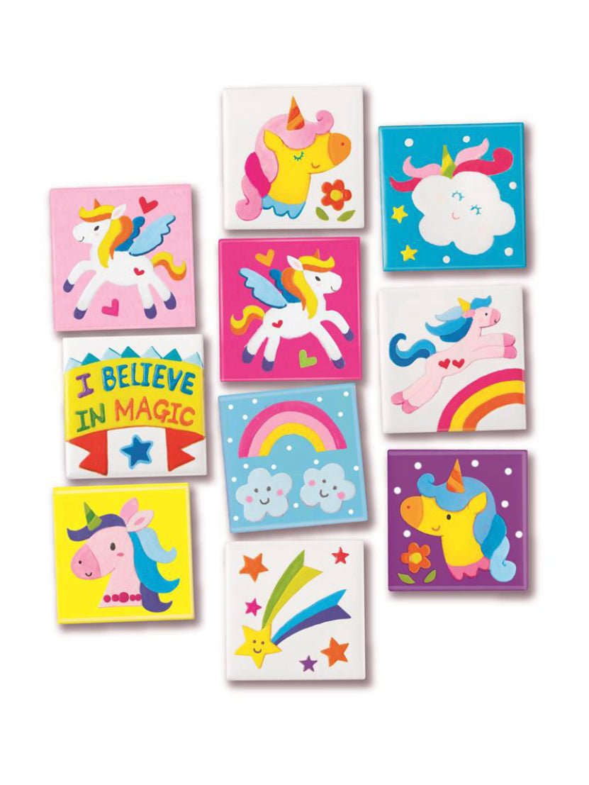 Crea - Imanes para la nevera - Unicornios - Casa de Fieras