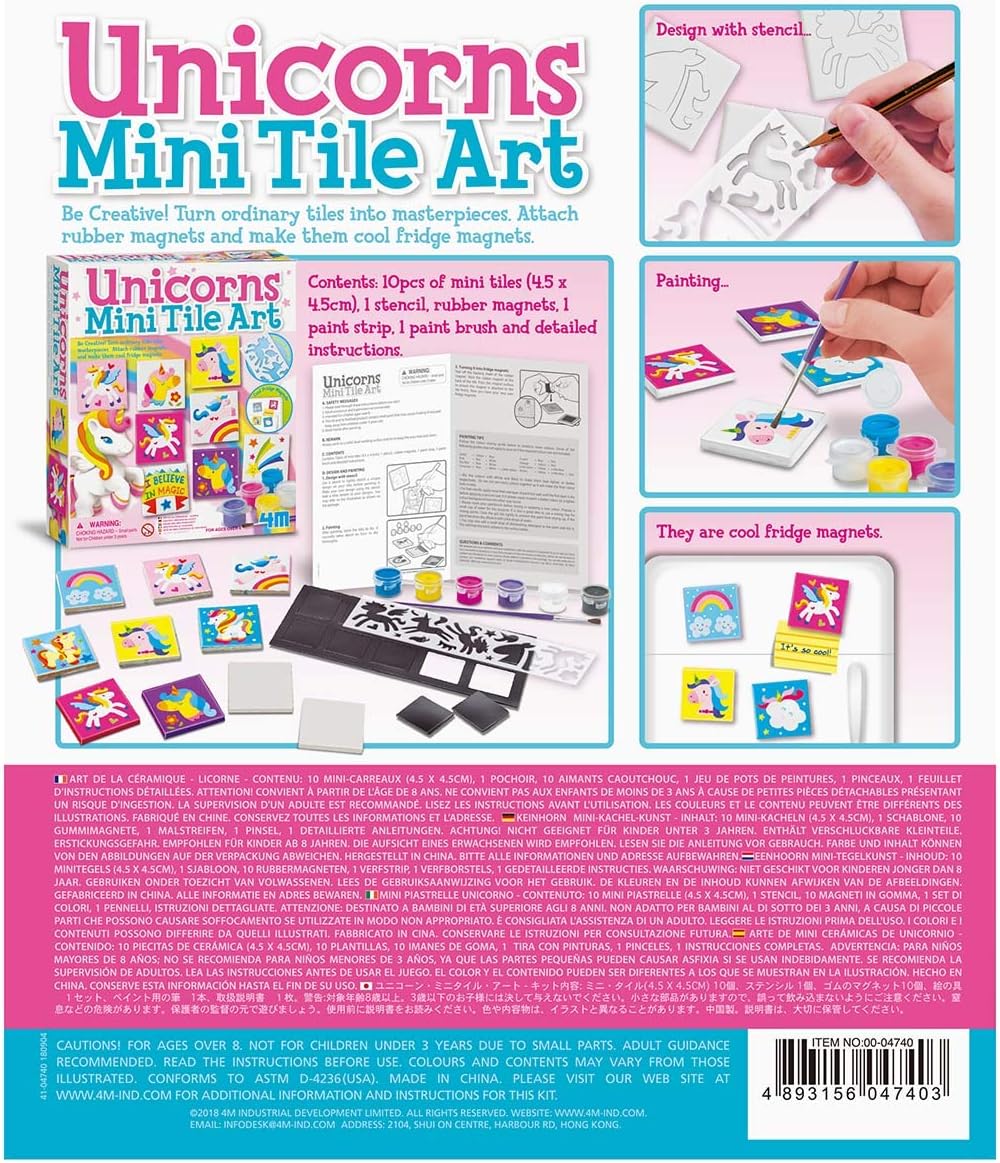 Crea - Imanes para la nevera - Unicornios - Casa de Fieras