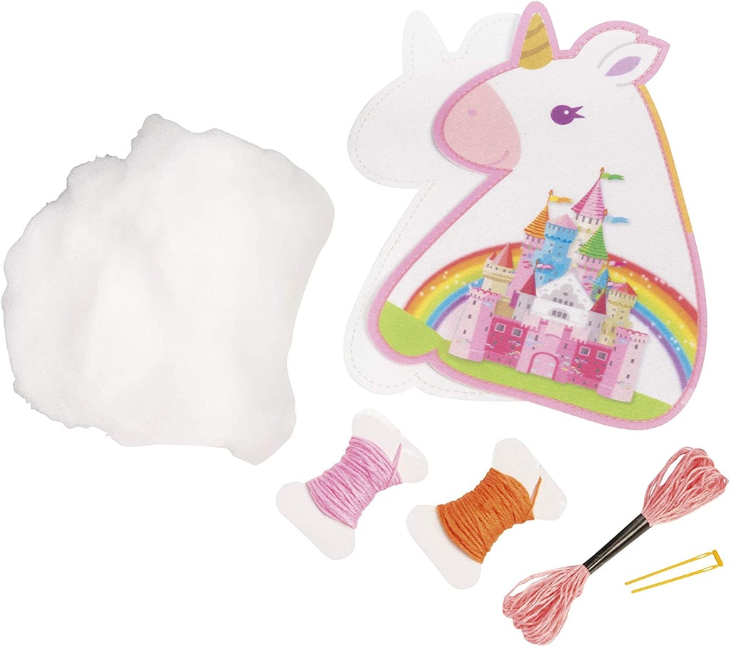 Crea - Mini cojín decorado Unicornio - Casa de Fieras