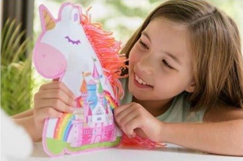 Crea - Mini cojín decorado Unicornio - Casa de Fieras