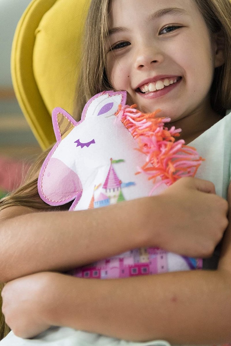 Crea - Mini cojín decorado Unicornio - Casa de Fieras
