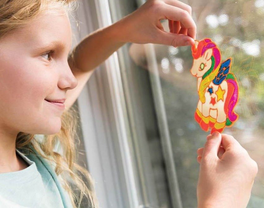 Crea - Vinilos para ventanas de Unicornios - Casa de Fieras