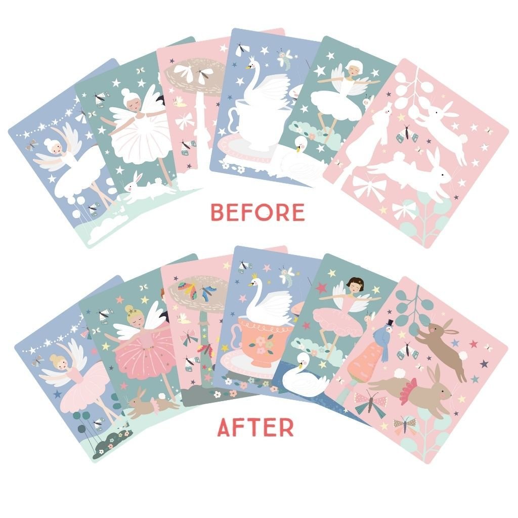 Cuaderno mágico - Bailarinas - Casa de Fieras