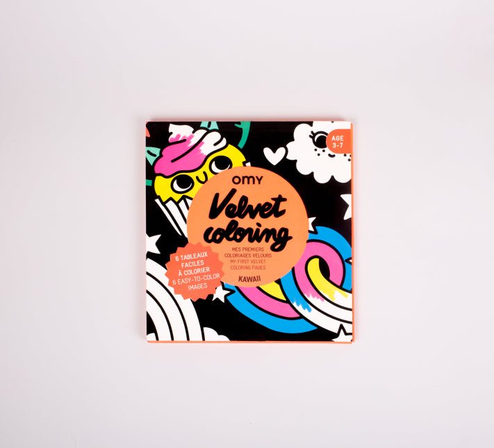 Cuadros de terciopelo para colorear - Kawaii - Casa de Fieras