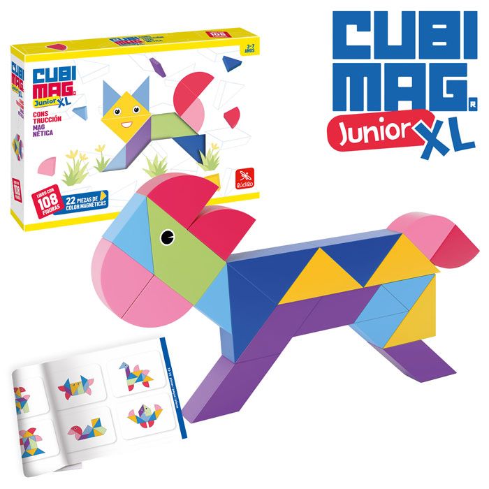 Cubimag junior XL Rompecabezas magnético júnior (+3años) - Casa de Fieras
