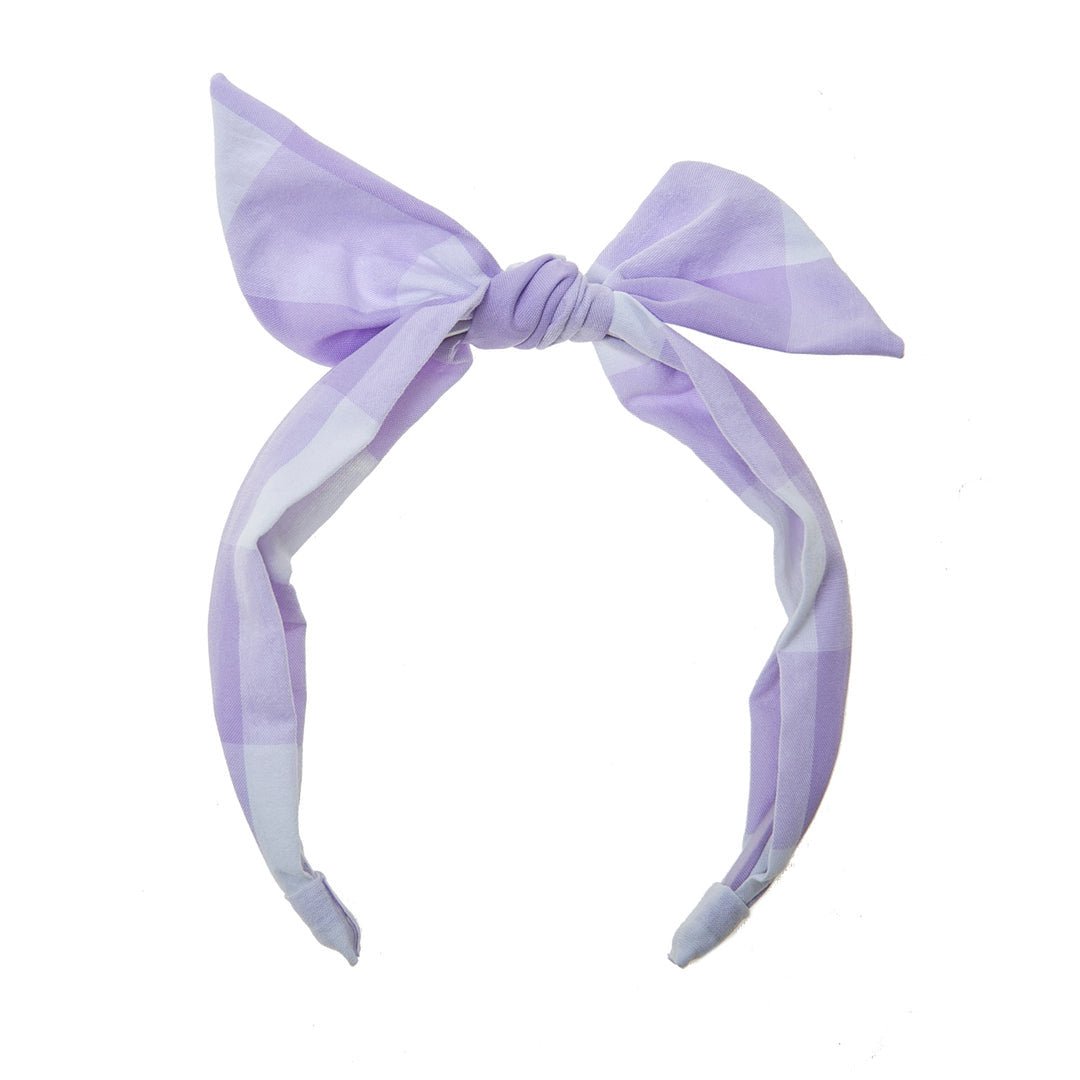 Diadema con lazo - Morada - Casa de Fieras