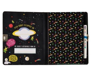 Diario con boli de tinta invisible- Espacio - Casa de Fieras