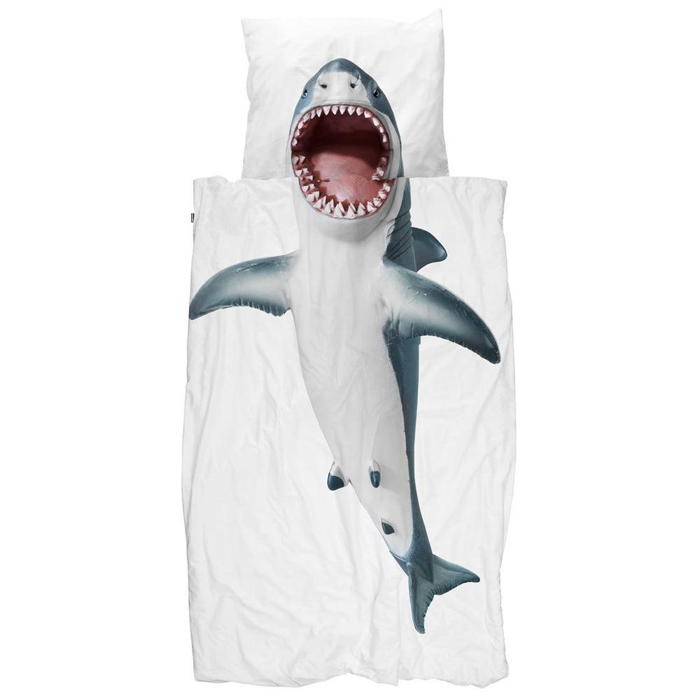 Funda nórdica + Almohada - Tiburón - Casa de Fieras