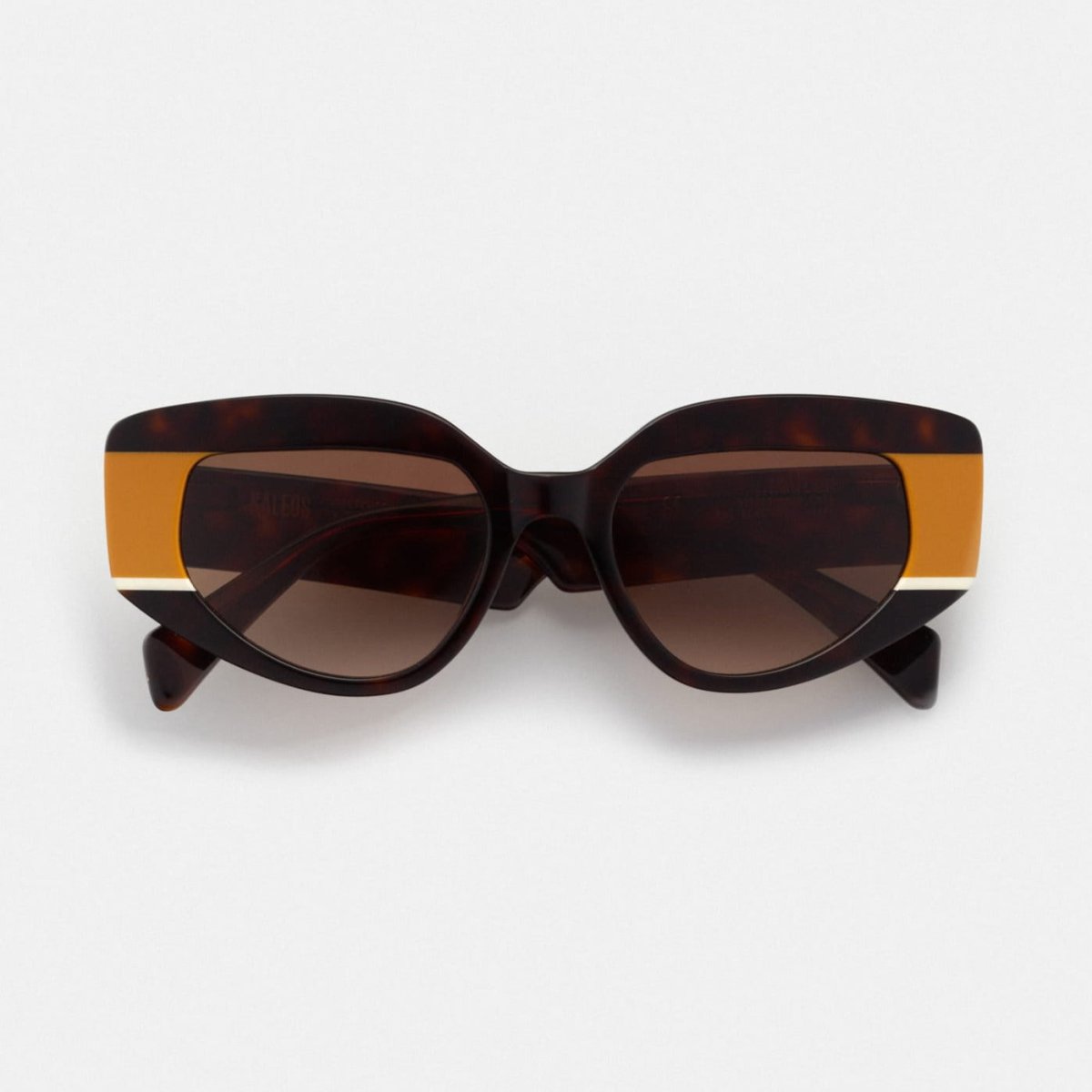 Gafas de Mujer - FOWLER - Havana + detalle mostaza y blanco - Casa de Fieras