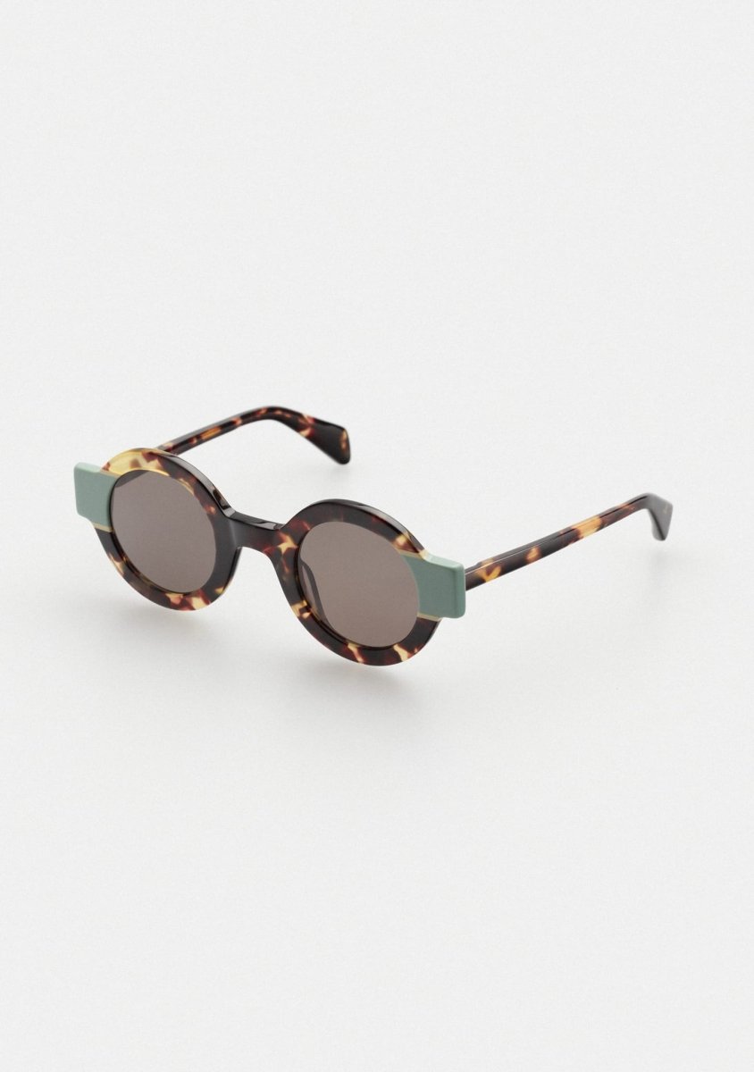 Gafas de Mujer - PATRICK - Habana + detalle Verde y blanco - Casa de Fieras