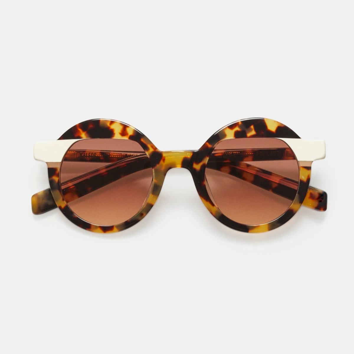 Gafas de Mujer - POLLITT - Havana + detalle blanco y beige - Casa de Fieras