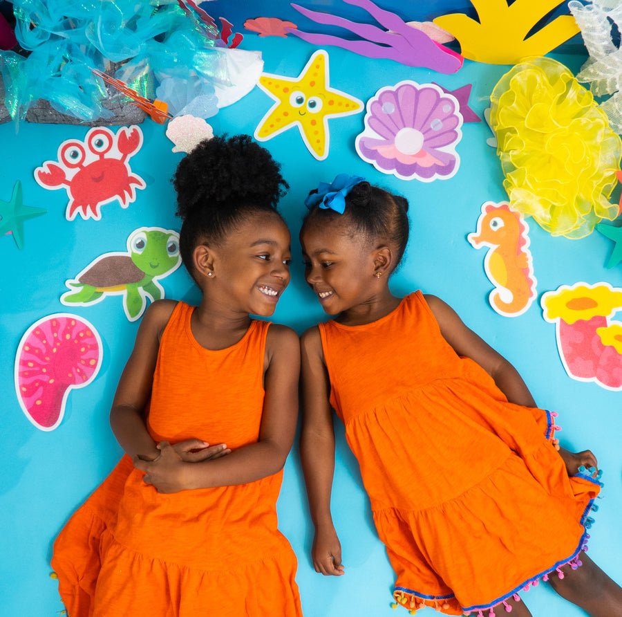 Glo pals - Huellas de baño - Aventura bajo el mar - Casa de Fieras