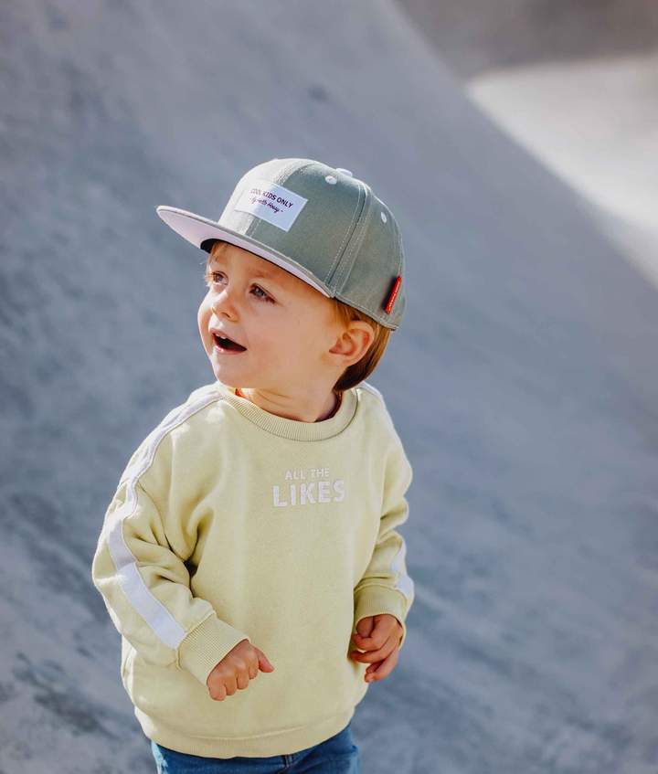 Gorra COOL KIDS ONLY (cool mum & cool dad a juego) - Algodón - Kaki - Casa de Fieras