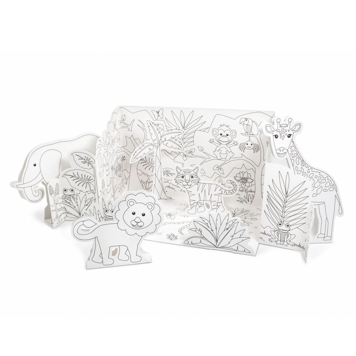 Haz tu Pop up - Animales - Casa de Fieras