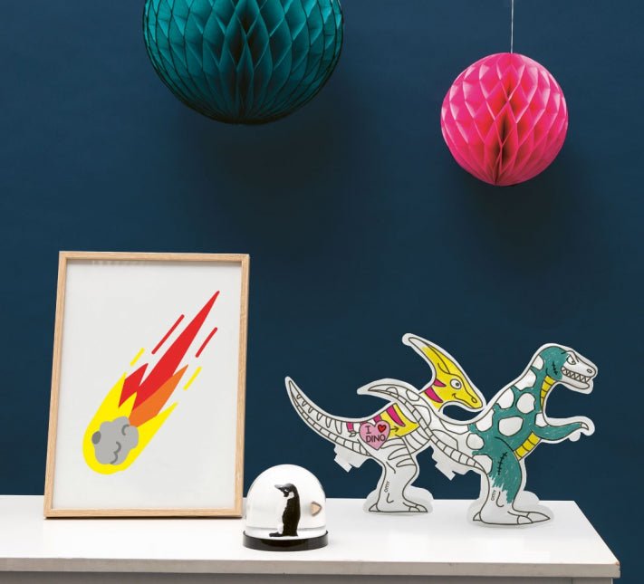 Juego para colorear e inflar - Dinos - Casa de Fieras