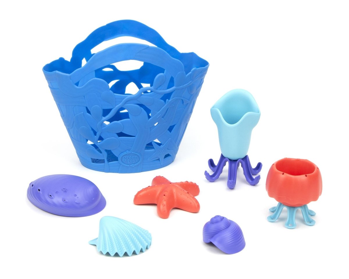 Juguetes, moldes y cesta (Plastico reciclado) - Casa de Fieras