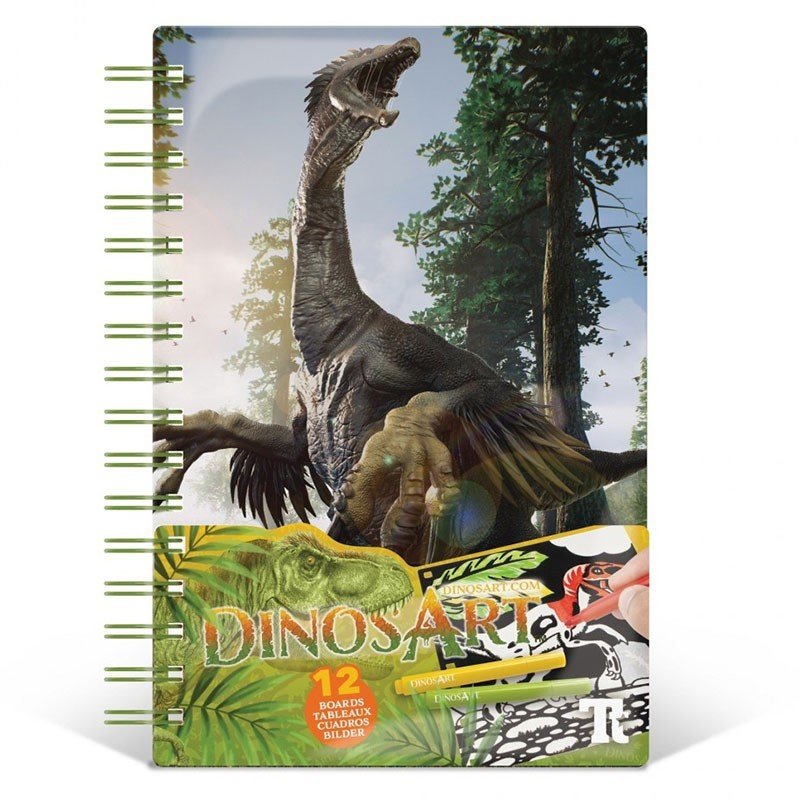 Libro creativo pequeño en terciopelo de Dino - Casa de Fieras