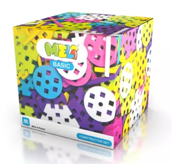 Meli - Basic Constructor - 60 piezas Pastel - Casa de Fieras