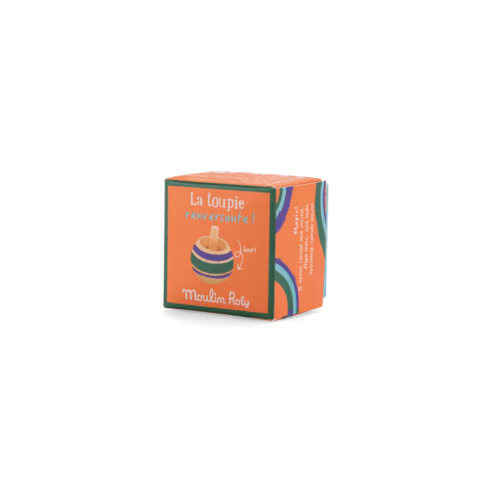 Mini Peonza de madera (varios colores) - Casa de Fieras