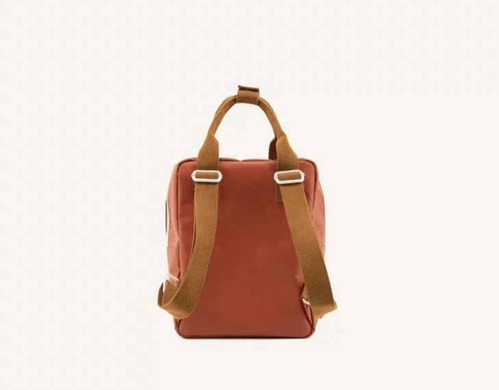 Mochila efecto silicona (S) - Teja / Berenjena - Casa de Fieras
