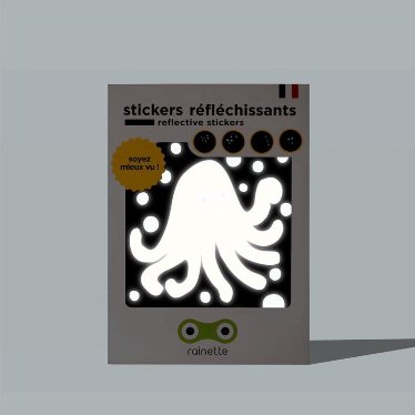 Pegatinas REFLECTANTES - Pulpo - Casa de Fieras