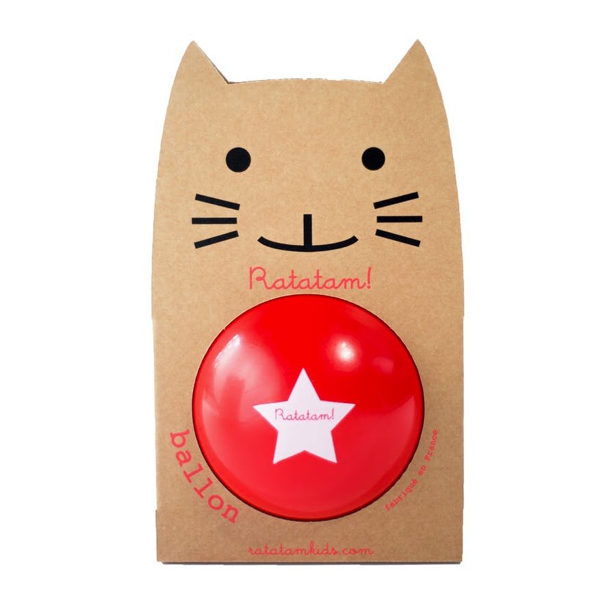 Pelota (22cm) - Sólidos - Rojo - Casa de Fieras