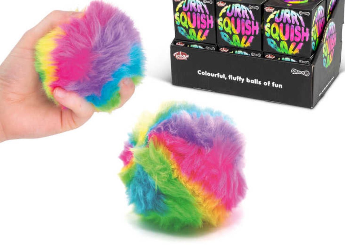 Pelota Antiestrés - Peluche Peludo - Casa de Fieras