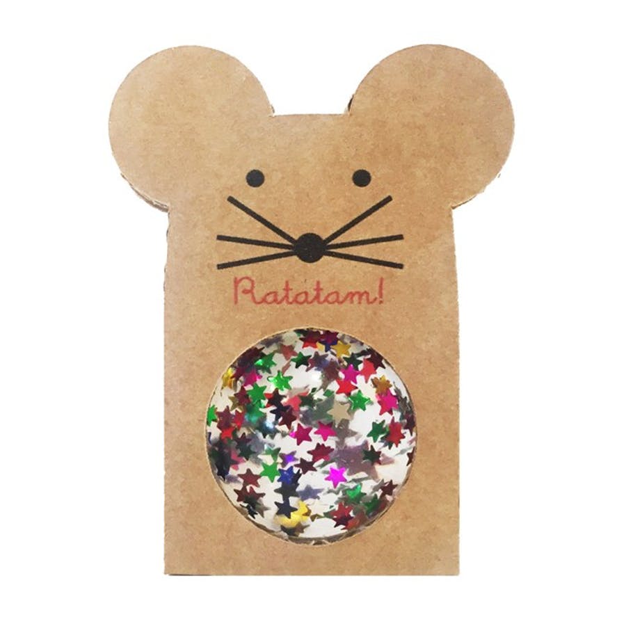 Pelota saltarina (43 mm) - Estrellas - Casa de Fieras